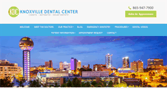 Desktop Screenshot of knoxvilledentalcenter.com